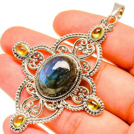 Labradorite Pendants handcrafted by Ana Silver Co - PD7121