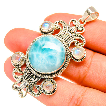 Larimar Pendants handcrafted by Ana Silver Co - PD7122