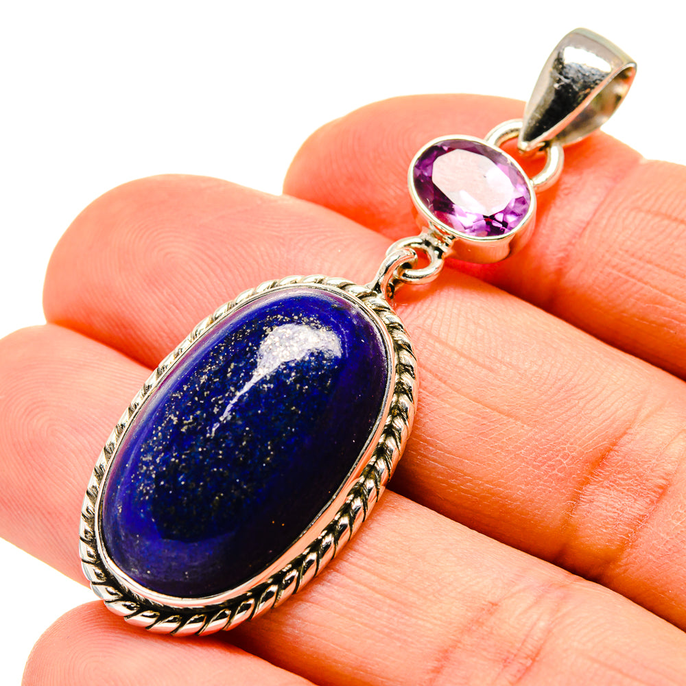 Lapis Lazuli Pendants handcrafted by Ana Silver Co - PD750759