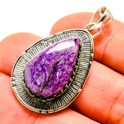 Charoite Pendants handcrafted by Ana Silver Co - PD755087