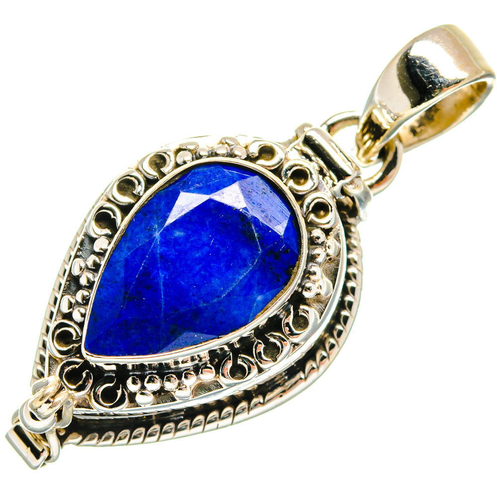 Locket Lapis Necklace popular Sterling Poison