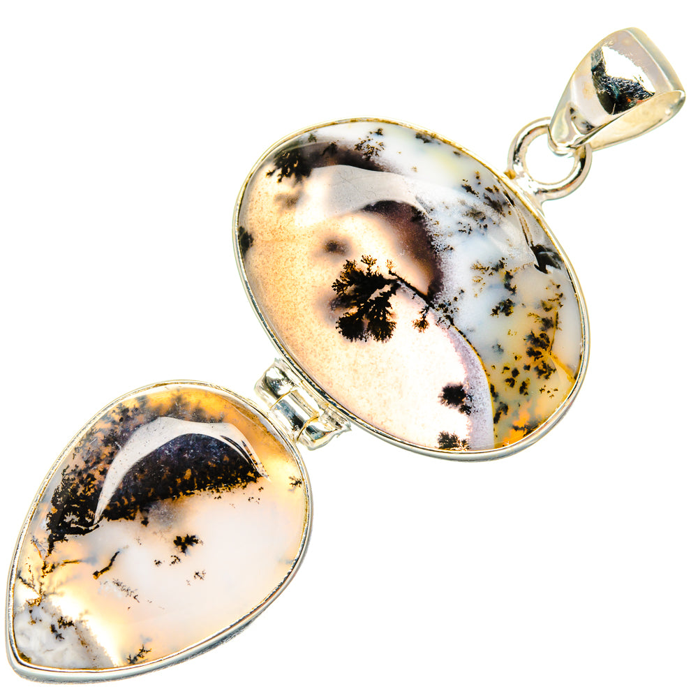Dendritic Opal Pendants handcrafted by Ana Silver Co - PD26880 - Photo 2