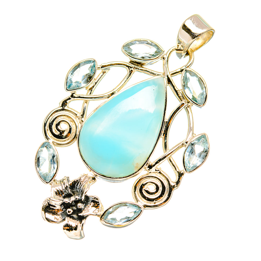 Larimar Pendants handcrafted by Ana Silver Co - PD7097