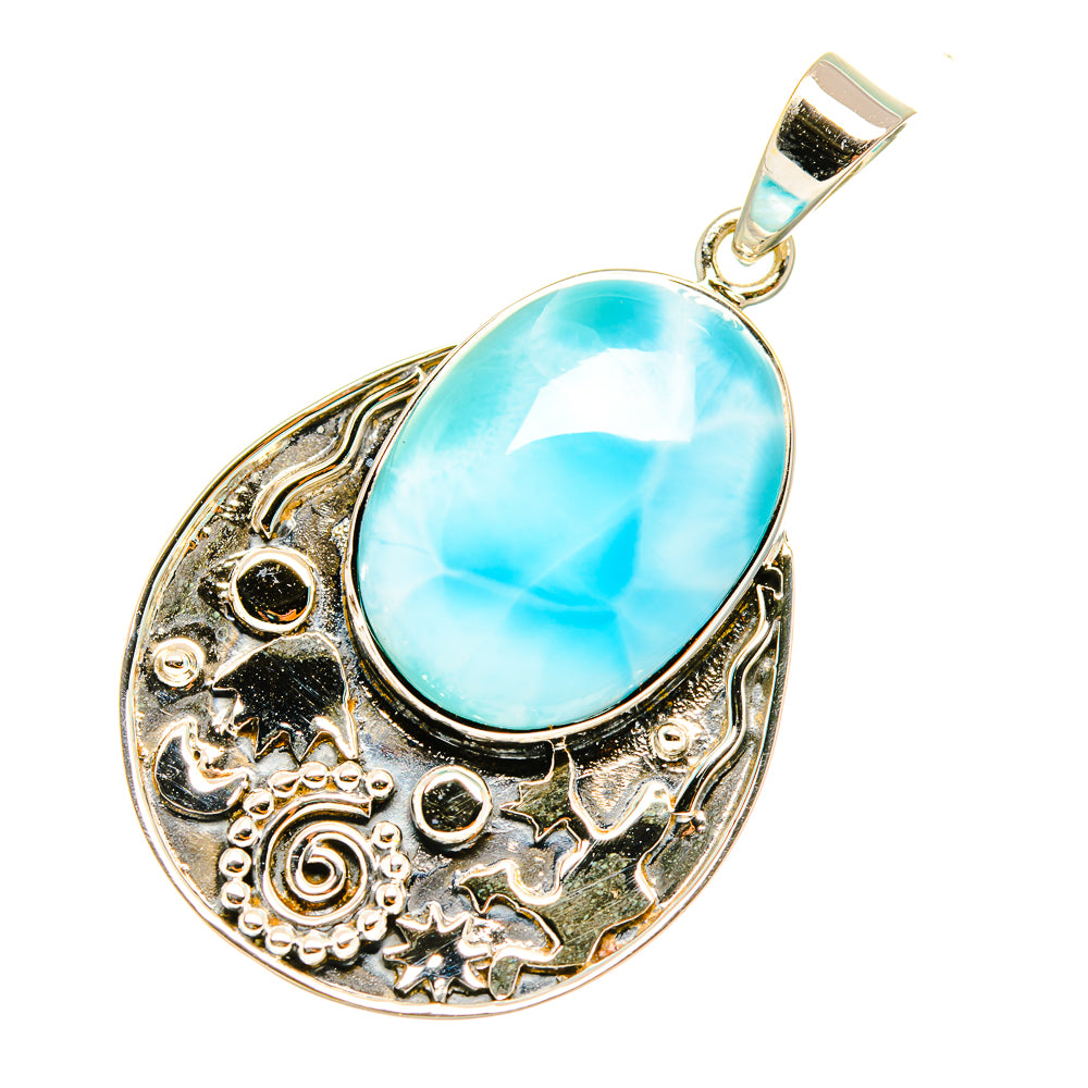 Larimar Pendants handcrafted by Ana Silver Co - PD7101