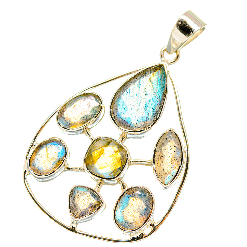 Labradorite Pendants handcrafted by Ana Silver Co - PD7102