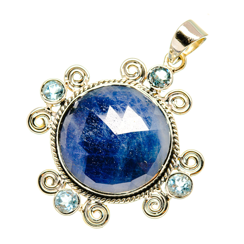 Sapphire Pendants handcrafted by Ana Silver Co - PD7104