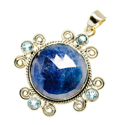 Sapphire Pendants handcrafted by Ana Silver Co - PD7104