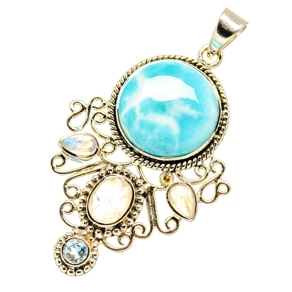 Larimar Pendants handcrafted by Ana Silver Co - PD7115