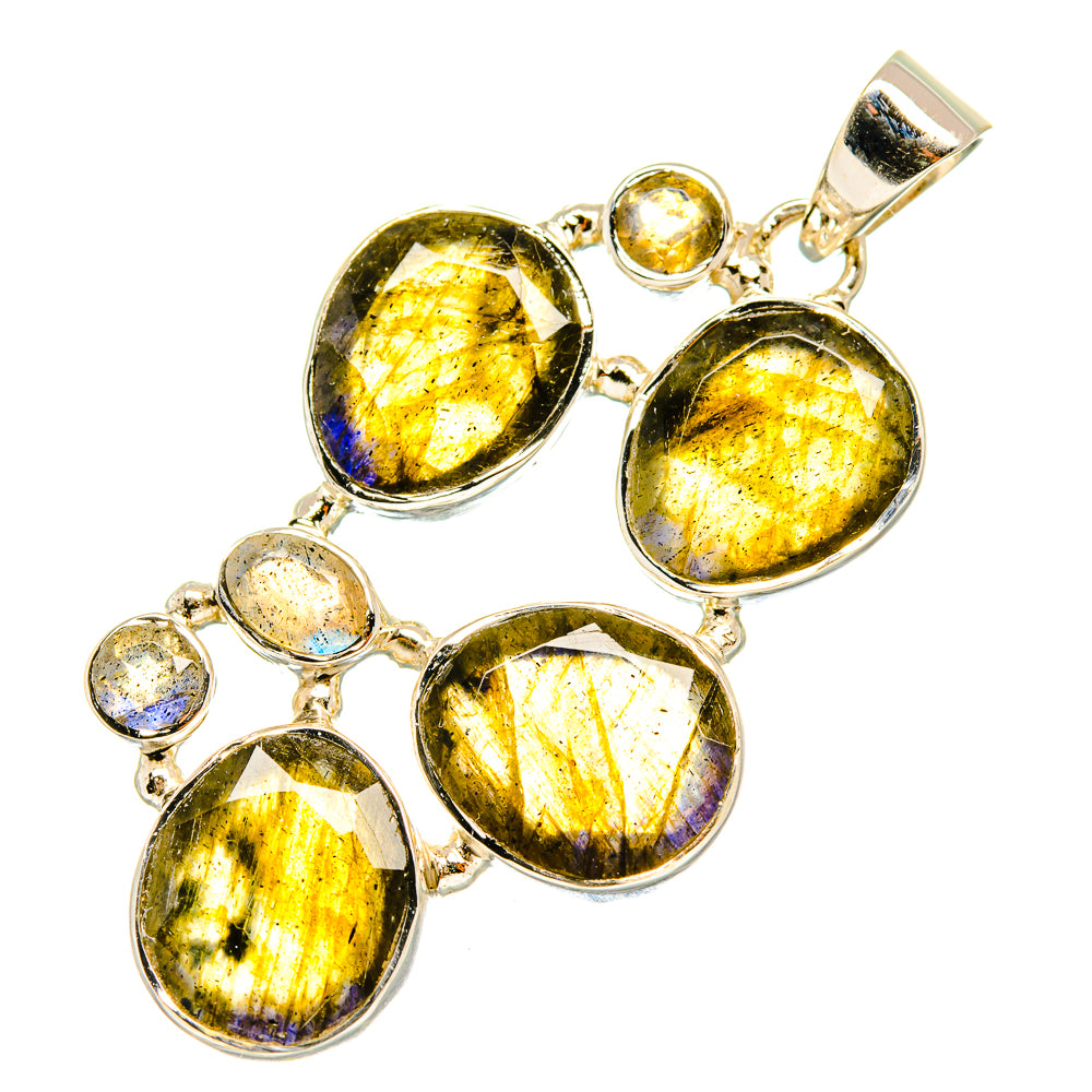 Labradorite Pendants handcrafted by Ana Silver Co - PD7119