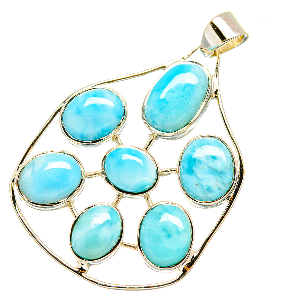 Larimar Pendants handcrafted by Ana Silver Co - PD7120