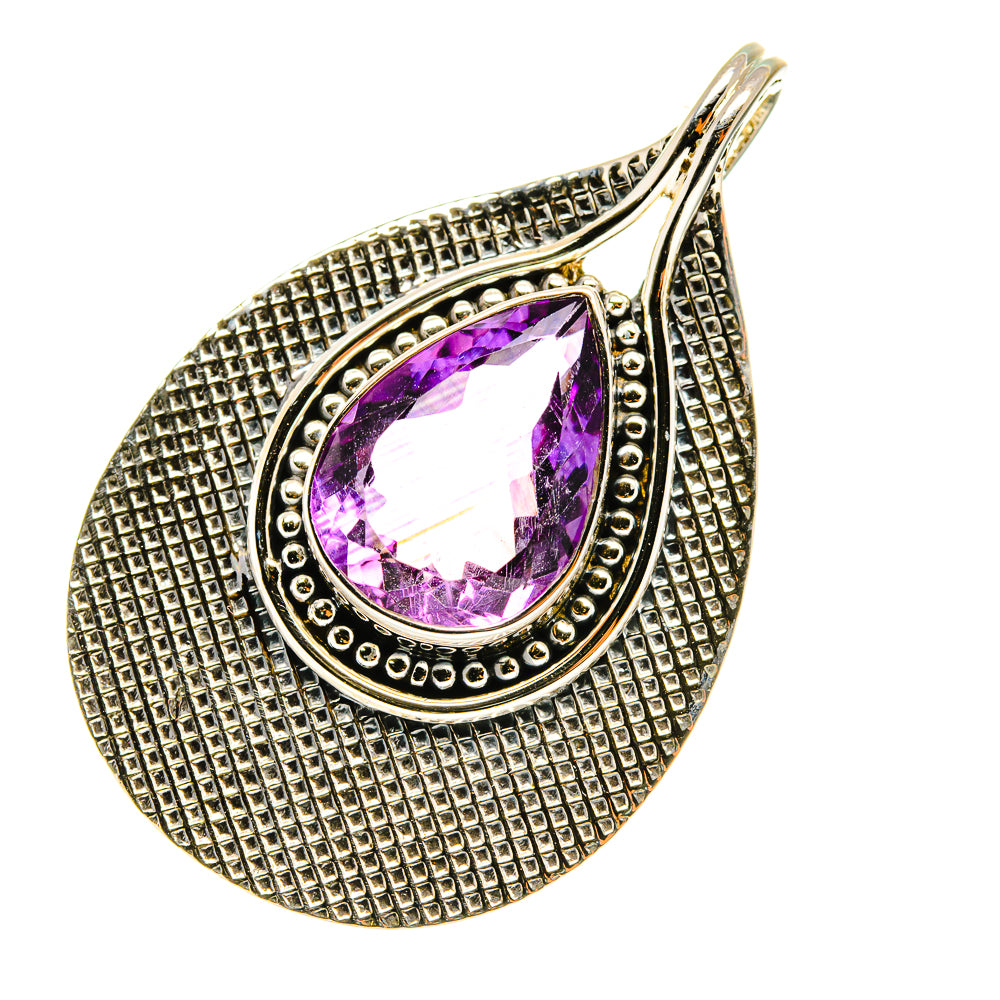 Amethyst Pendants handcrafted by Ana Silver Co - PD7124