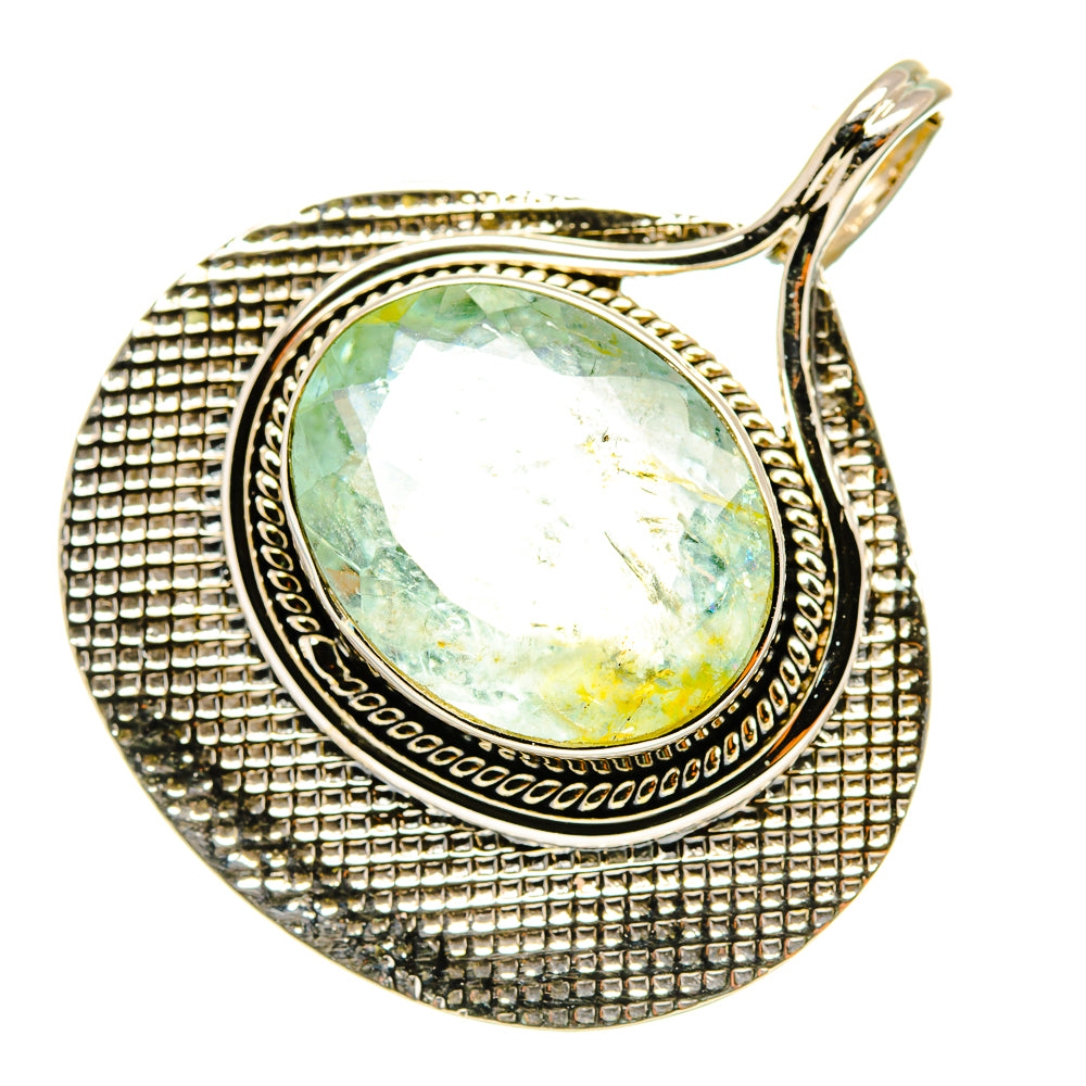 Aquamarine Pendants handcrafted by Ana Silver Co - PD7132