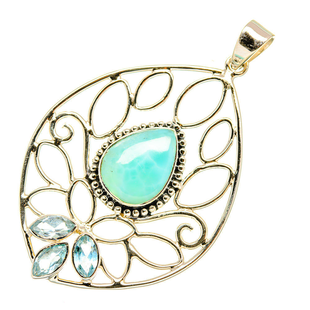 Larimar Pendants handcrafted by Ana Silver Co - PD7144