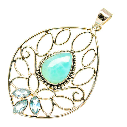 Larimar Pendants handcrafted by Ana Silver Co - PD7144