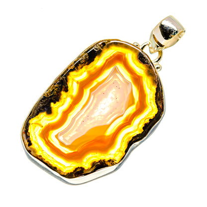 Agate Slice Pendants handcrafted by Ana Silver Co - PD742617