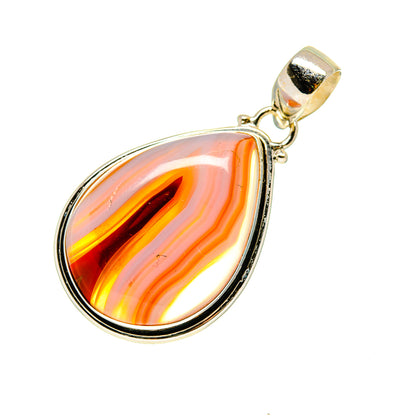 Botswana Agate Pendants handcrafted by Ana Silver Co - PD745486