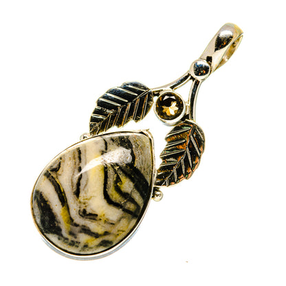 Zebra Jasper Pendants handcrafted by Ana Silver Co - PD745632