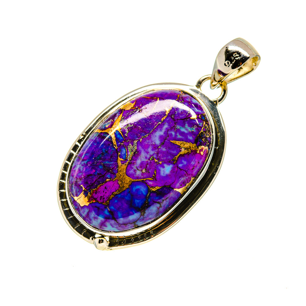 Purple Copper Composite Turquoise Pendant cheapest 1 3/4