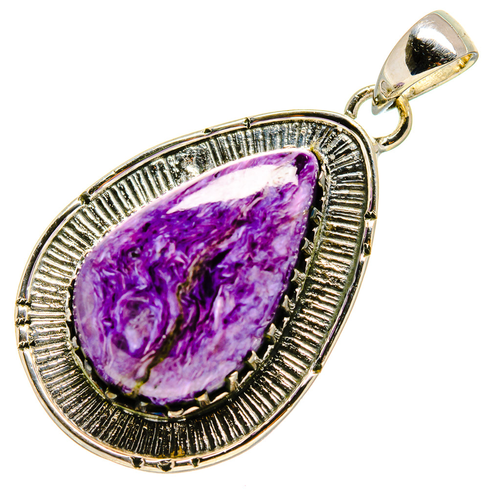 Charoite Pendants handcrafted by Ana Silver Co - PD755087
