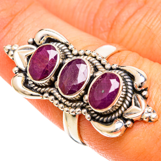 Ruby Rings handcrafted by Ana Silver Co - RING109696