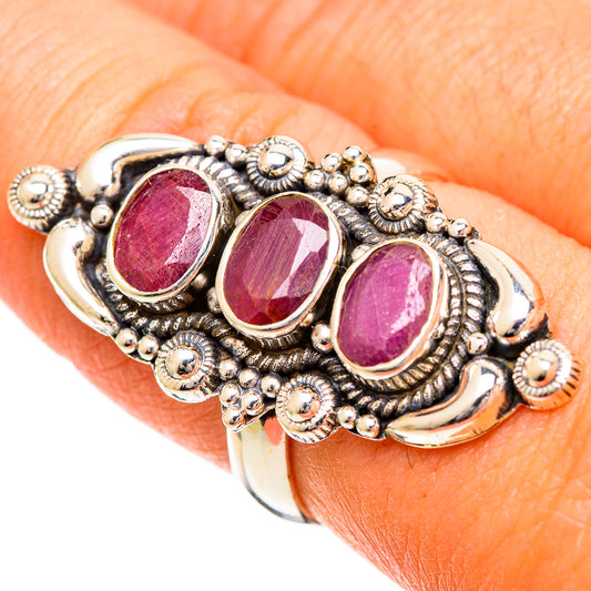 Ruby Rings handcrafted by Ana Silver Co - RING109697