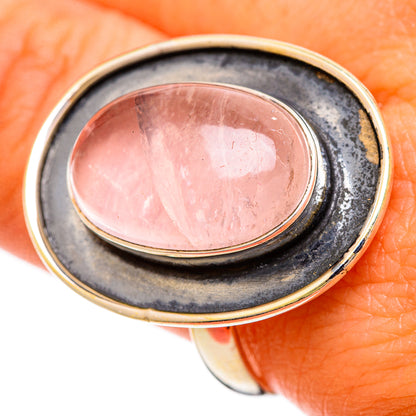 Rose Quartz Rings handcrafted by Ana Silver Co - RING109735