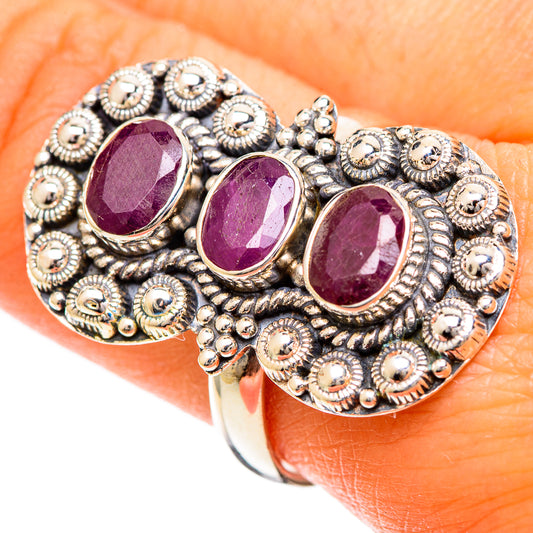 Ruby Rings handcrafted by Ana Silver Co - RING109822