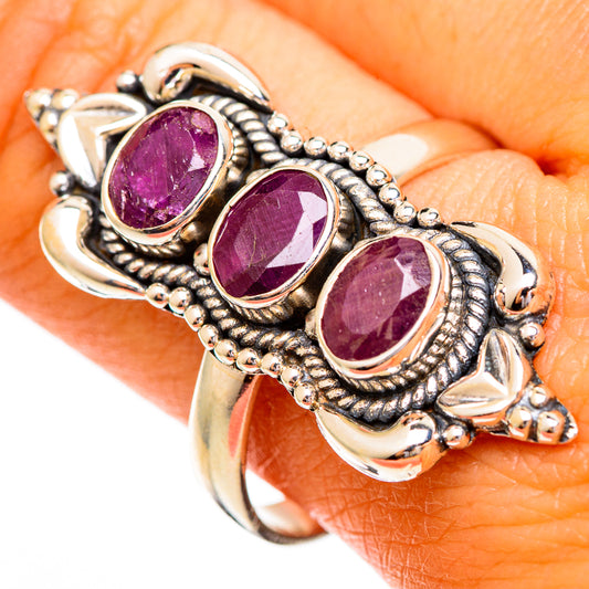 Ruby Rings handcrafted by Ana Silver Co - RING110286