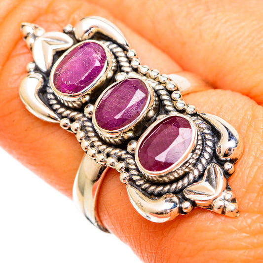 Ruby Rings handcrafted by Ana Silver Co - RING110359
