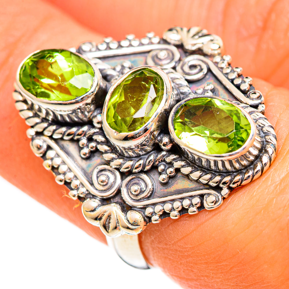 Peridot Rings handcrafted by Ana Silver Co - RING111137