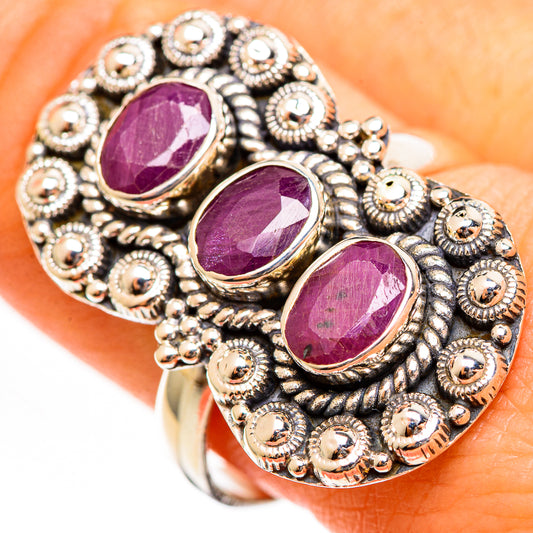 Ruby Rings handcrafted by Ana Silver Co - RING111241