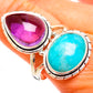Peruvian Amazonite Rings handcrafted by Ana Silver Co - RING111255