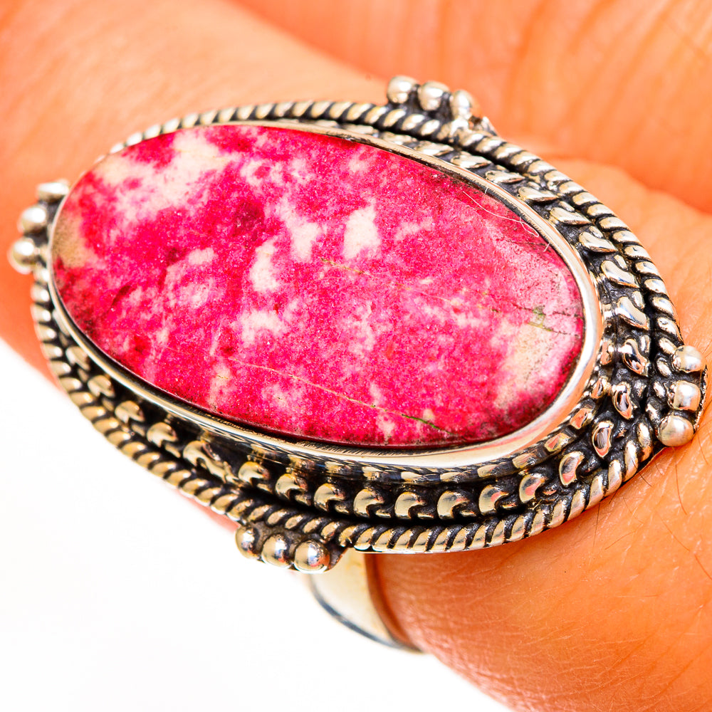 Thulite Rings handcrafted by Ana Silver Co - RING111854
