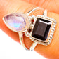 Pink Moonstone Rings handcrafted by Ana Silver Co - RING111929