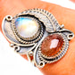Rainbow Moonstone Rings handcrafted by Ana Silver Co - RING112421