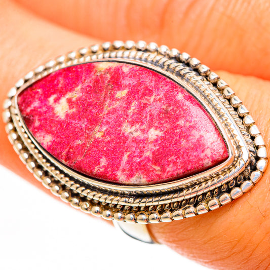 Thulite Rings handcrafted by Ana Silver Co - RING112821