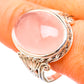 Rose Quartz Rings handcrafted by Ana Silver Co - RING116102