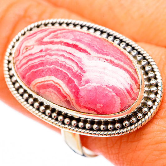 Rhodochrosite Rings handcrafted by Ana Silver Co - RING116782