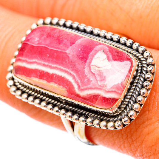 Rhodochrosite Rings handcrafted by Ana Silver Co - RING117582