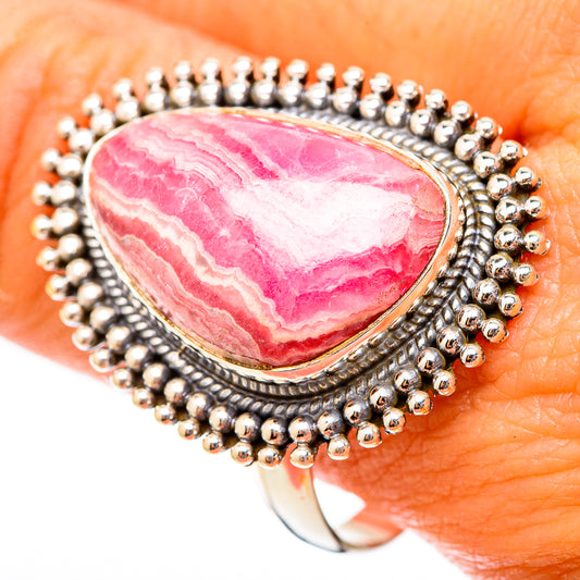 Rhodochrosite Rings handcrafted by Ana Silver Co - RING117672