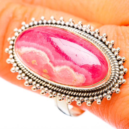 Rhodochrosite Rings handcrafted by Ana Silver Co - RING117865