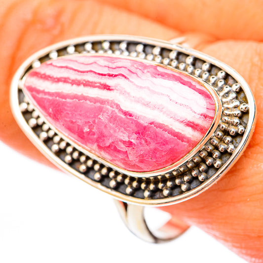 Rhodochrosite Rings handcrafted by Ana Silver Co - RING118220