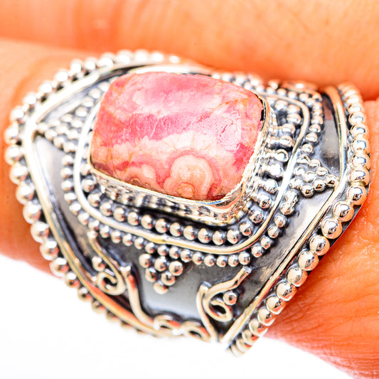 Rhodochrosite Rings handcrafted by Ana Silver Co - RING118256