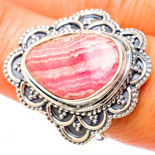 Rhodochrosite Rings handcrafted by Ana Silver Co - RING118258