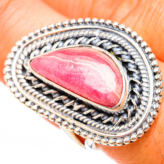 Rhodochrosite Rings handcrafted by Ana Silver Co - RING118551