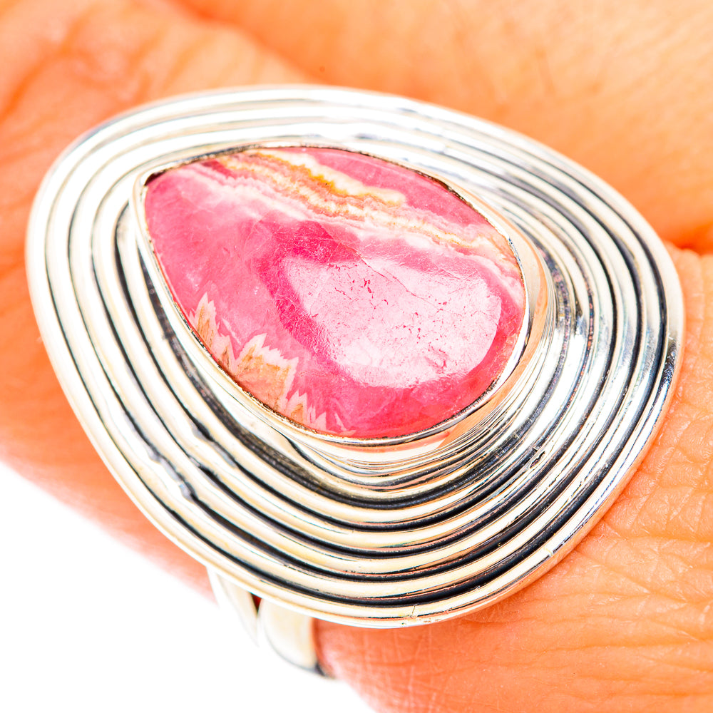 Rhodochrosite Rings handcrafted by Ana Silver Co - RING118805