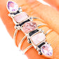 Rose Quartz Rings handcrafted by Ana Silver Co - RING119130