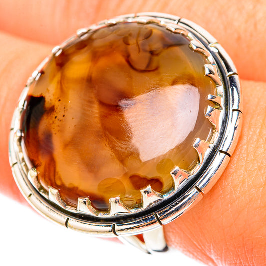 Montana Agate Rings handcrafted by Ana Silver Co - RING119753