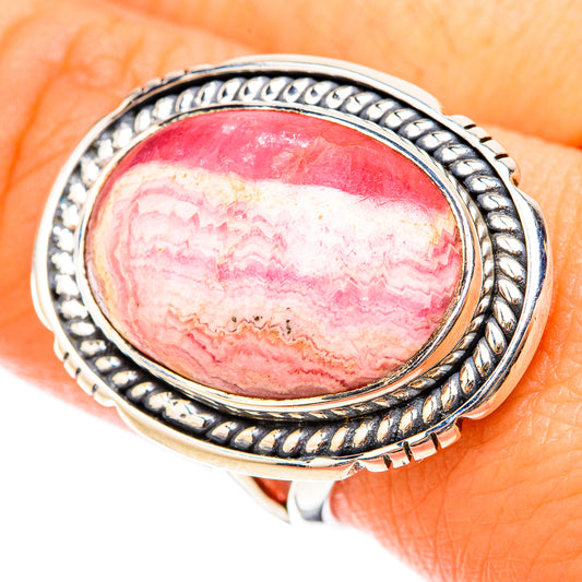 Rhodochrosite Rings handcrafted by Ana Silver Co - RING119794