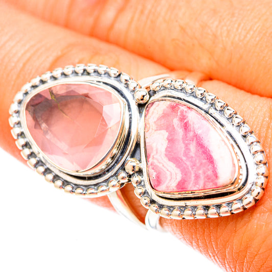 Rhodochrosite Rings handcrafted by Ana Silver Co - RING119987